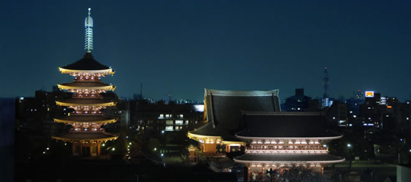 Asakusa night view
