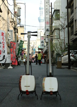 三味線とスカイツリー